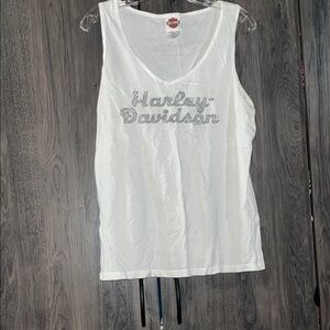Women’s Harley Davidson white tank top size XXL